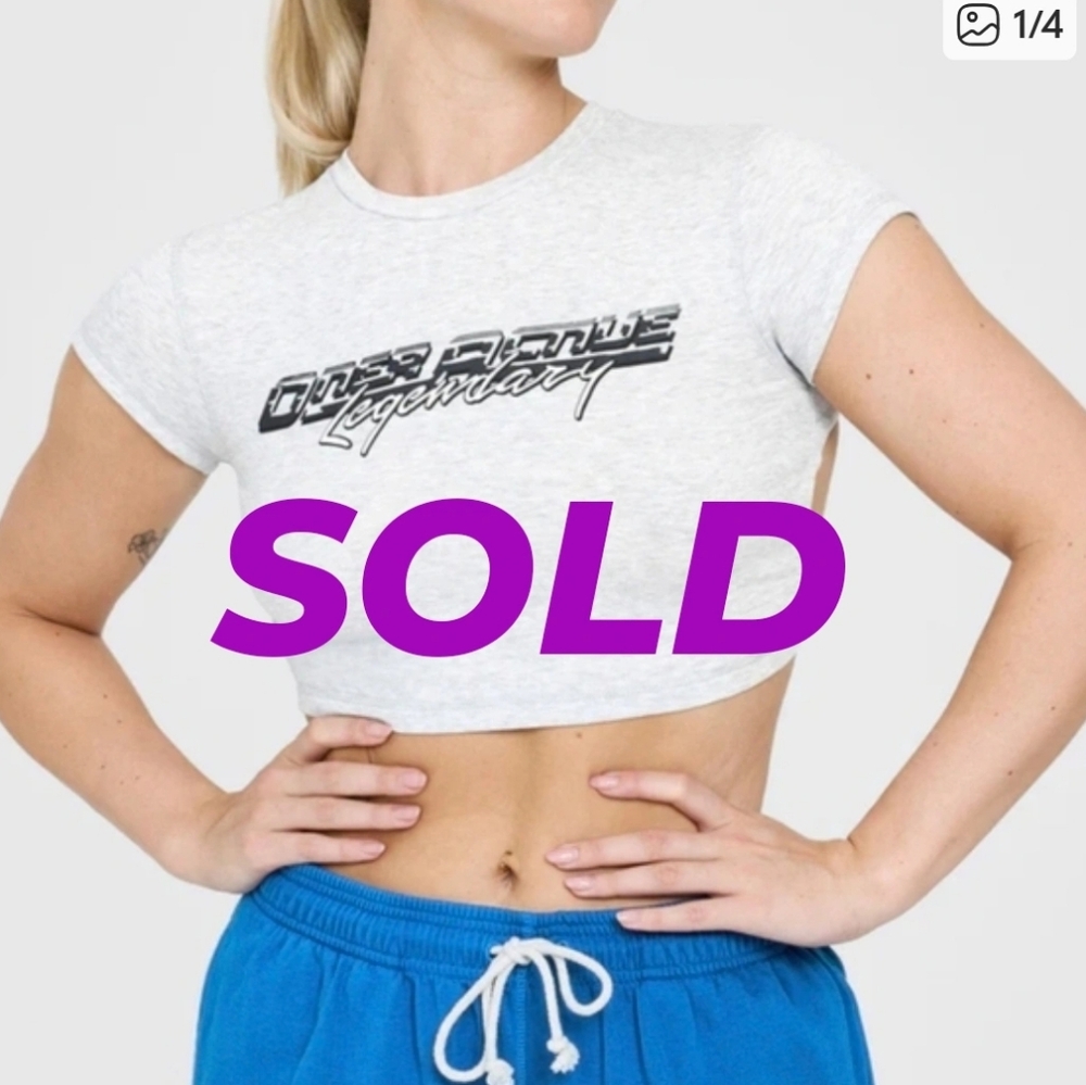 Oner Active Open Back Crop T-shirt